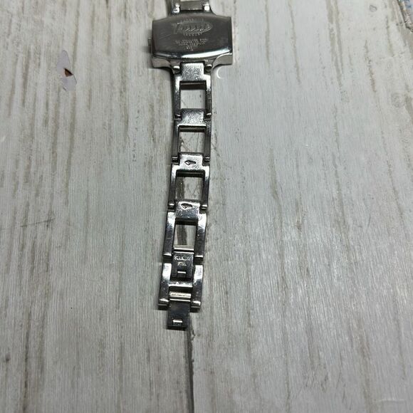 Fossil JR8064 Women's Silver Tone Stainless Quartz Watch American Flag Dial - Picture 11 of 12